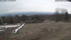 Spodní část sjezdovky