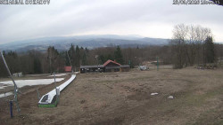 Spodní část sjezdovky