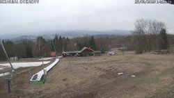 Spodní část sjezdovky