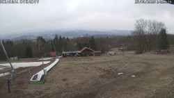 Spodní část sjezdovky