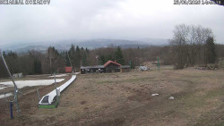 Spodní část sjezdovky