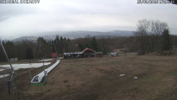 Spodní část sjezdovky