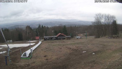 Spodní část sjezdovky