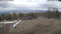 Spodní část sjezdovky