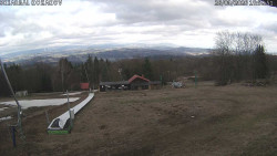 Spodní část sjezdovky