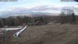 Spodní část sjezdovky