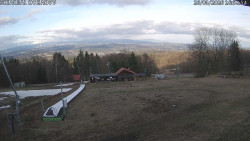 Spodní část sjezdovky