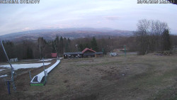 Spodní část sjezdovky