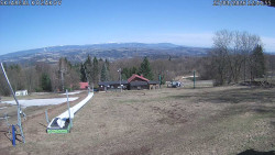 Spodní část sjezdovky