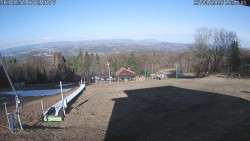 Spodní část sjezdovky