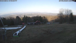 Spodní část sjezdovky