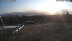 Spodní část sjezdovky