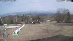 Spodní část sjezdovky