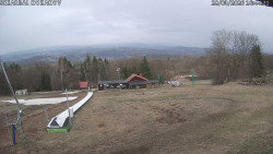 Spodní část sjezdovky