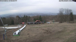 Spodní část sjezdovky