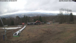 Spodní část sjezdovky