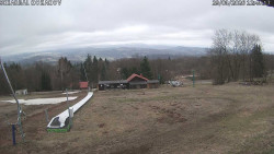 Spodní část sjezdovky