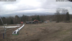 Spodní část sjezdovky