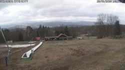 Spodní část sjezdovky