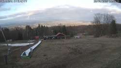 Spodní část sjezdovky