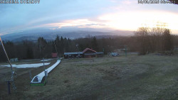 Spodní část sjezdovky