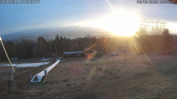 Spodní část sjezdovky