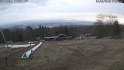 Spodní část sjezdovky