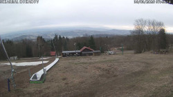 Spodní část sjezdovky