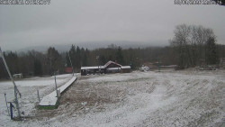 Spodní část sjezdovky