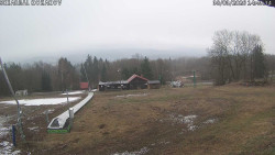 Spodní část sjezdovky