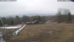 Spodní část sjezdovky