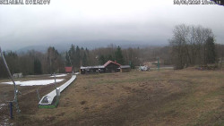 Spodní část sjezdovky