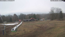 Spodní část sjezdovky