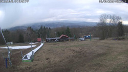 Spodní část sjezdovky