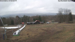 Spodní část sjezdovky