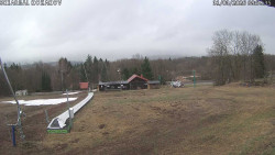 Spodní část sjezdovky