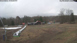 Spodní část sjezdovky