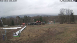 Spodní část sjezdovky