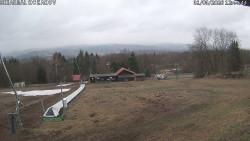 Spodní část sjezdovky