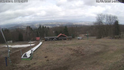 Spodní část sjezdovky