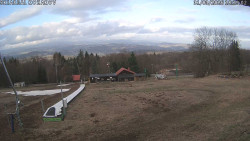 Spodní část sjezdovky