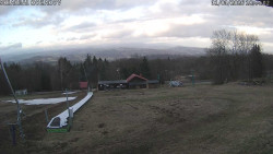 Spodní část sjezdovky