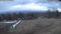 Spodní část sjezdovky