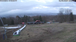 Spodní část sjezdovky