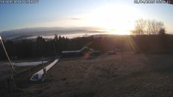 Spodní část sjezdovky