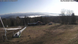 Spodní část sjezdovky