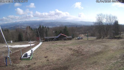 Spodní část sjezdovky