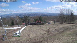 Spodní část sjezdovky