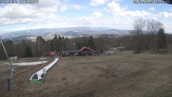 Spodní část sjezdovky