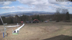 Spodní část sjezdovky